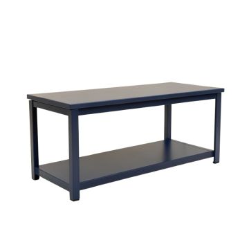 Briar Brook Narrow Outdoor Storage Bench - Navy