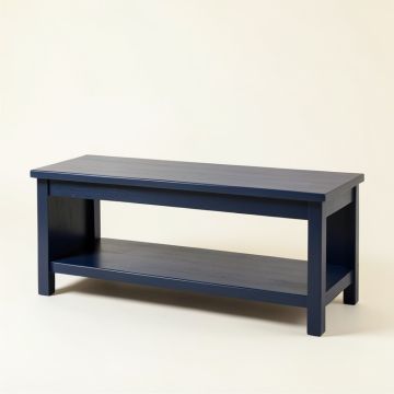 Harbor Arc Indoor Bench (synthetic illustration; no displayed measurements)