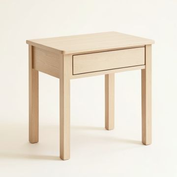 River Bridge Side Table - Beige (synthetic illustration; no displayed measurements)