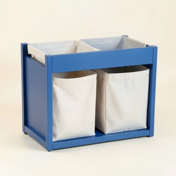 Alder Brook Laundry Sorting Station With Plain Removable Bags - Blue (synthetic illustration; no displayed measurements)