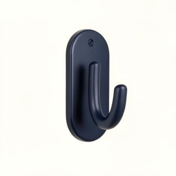 Field Branch Wall-Mounted Robe Hook - Navy (synthetic illustration; no displayed measurements)