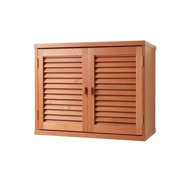 Hazel Bluff Wall-Mounted Entry Cabinet - Terracotta