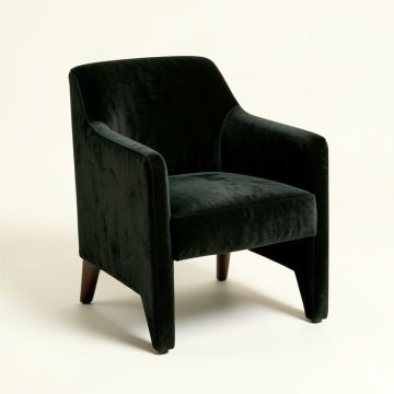 Stovall Velvet Upholstered Side Chair (synthetic illustration; no displayed measurements)