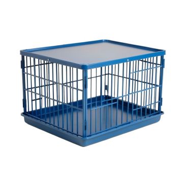 Meadow Bend Empty Furniture-Style Pet Crate - Blue