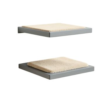 Olive Brook Wall-Mounted Cat Perch - Gray