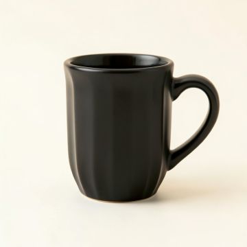 Stone Bend Ceramic Mug - Black (synthetic illustration; no displayed measurements)