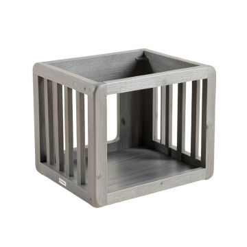 Briar Brook Empty Furniture-Style Pet Crate - Gray