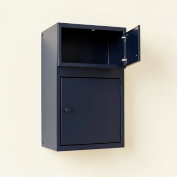 Pine Canyon Wall-Mounted Entry Cabinet - Navy (synthetic illustration; no displayed measurements)