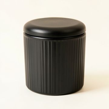 Hill Dale Storage Canister With Lid - Black (synthetic illustration; no displayed measurements)