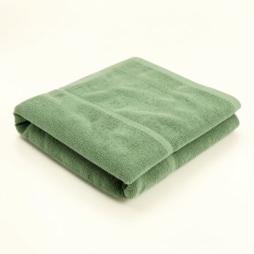 Sage Crest Bath Towel - Green (synthetic illustration; no displayed measurements)