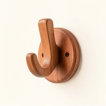 Glen Bluff Wall-Mounted Robe Hook - Terracotta (synthetic illustration; no displayed measurements)