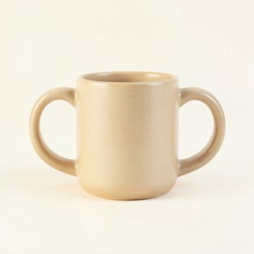 Field Branch Ceramic Mug - Beige (synthetic illustration; no displayed measurements)