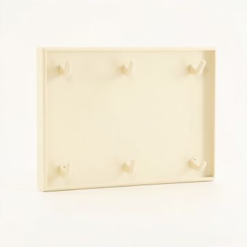 Willow Bridge Empty Wall-Mounted Tool Organizer Panel - Cream (synthetic illustration; no displayed measurements)