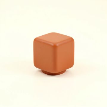 Ridge Crest Cabinet Knob Without Packaging - Terracotta (synthetic illustration; no displayed measurements)