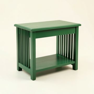Dawn Bend Small Writing Desk - Green (synthetic illustration; no displayed measurements)