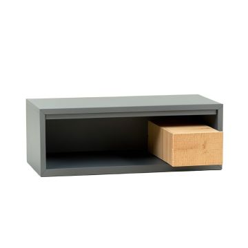 Hill Brook Shoe Storage Bench - Gray
