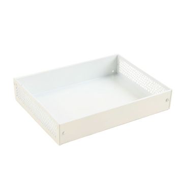 Holly Canyon Empty Under-Desk Cable Tray - White