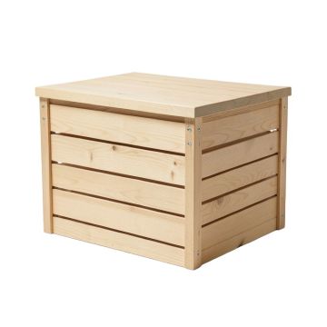 Sage Arc Closed Outdoor Storage Box - Beige