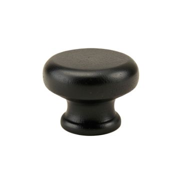 Bay Bend Cabinet Knob Without Packaging - Black (synthetic illustration; no displayed measurements)