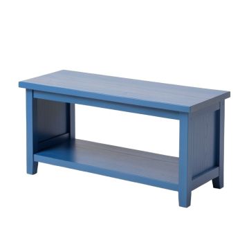 Heath Bend Indoor Bench - Blue (synthetic illustration; no displayed measurements)