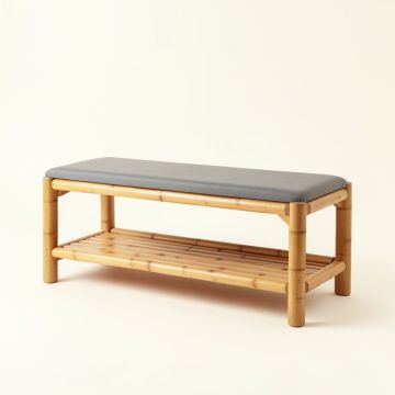 Heath Falls Indoor Bench - Gray (synthetic illustration; no displayed measurements)