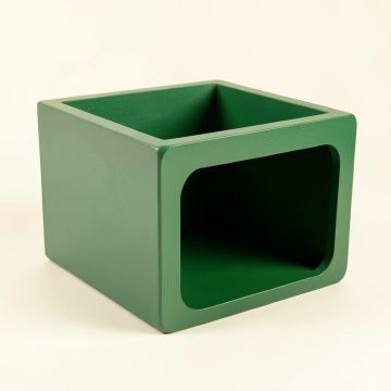 Ridge Falls Empty Furniture-Style Litter Enclosure - Green (synthetic illustration; no displayed measurements)