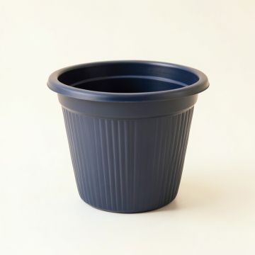 Laurel Crest Empty Planter - Navy (synthetic illustration; no displayed measurements)