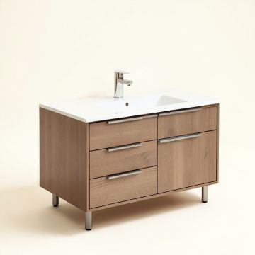 Medio Modern Bathroom Vanity `` Hardware '' (synthetic illustration; no displayed measurements)