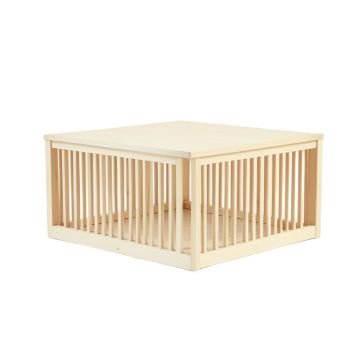 Briar Bluff Empty Furniture-Style Pet Crate - Ivory