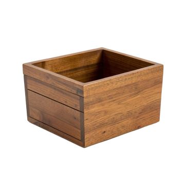 Wooden Planter Solid Wood Basket