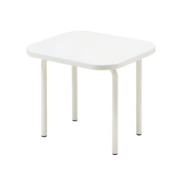 Maple Canyon Compact Balcony Table - White