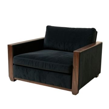 Oliverio 85.43 '' Velvet Square Arm Sofa Bed