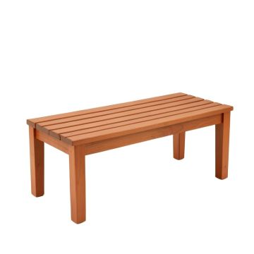 Brook Dale Indoor Bench - Terracotta