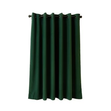 Apryle Solid Blackout Thermal Grommet Single Curtain Panel