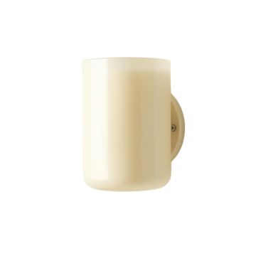Moss Arc Wall Sconce Mounted On A Plain Wall - Ivory
