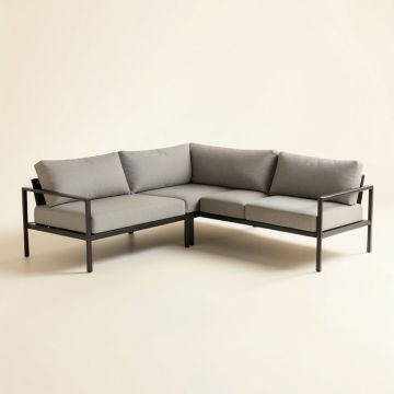 Mireya Patio Sectional With Cushions (synthetic illustration; no displayed measurements)