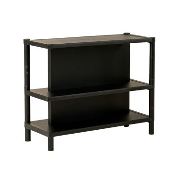 Laurel Branch Empty Seed-Starting Shelving Unit Without Lights - Black