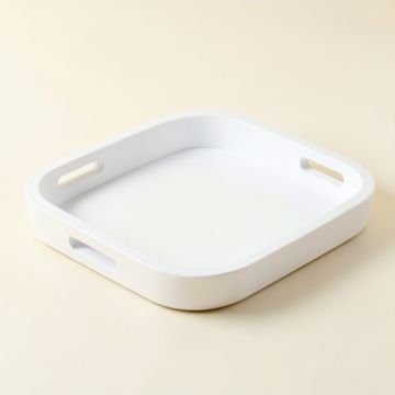 Spruce Crossing Serving Tray - White (synthetic illustration; no displayed measurements)