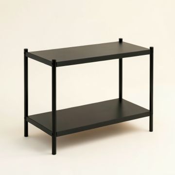 Dune Branch Empty Countertop Canister Rack - Black (synthetic illustration; no displayed measurements)