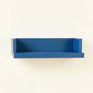 Olive Arc Wall-Mounted Shelf - Blue (synthetic illustration; no displayed measurements)