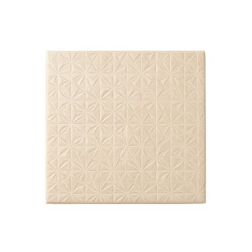 Olive Arc Uninstalled Square Decorative Tile - Beige