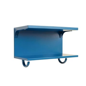 Birch Bend Wall-Mounted Entryway Organizer Shelf - Blue