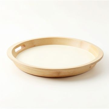 Vale Branch Serving Tray - Cream (synthetic illustration; no displayed measurements)