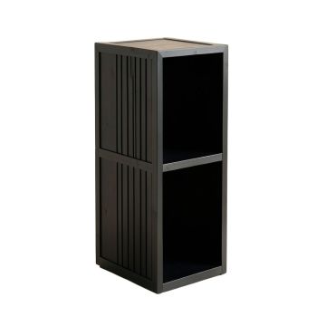 Dawn Canyon Narrow Cubby Tower - Black
