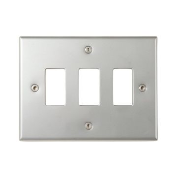 Classic Beaded 3-Gang Toggle Light Switch Wall Plate