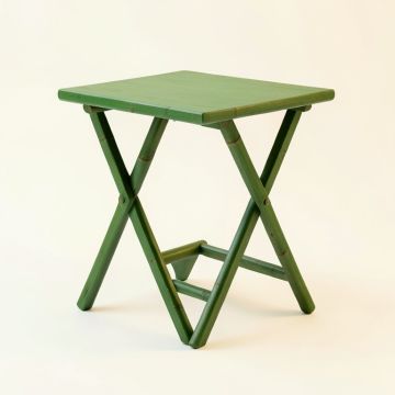 River Canyon Compact Balcony Table - Green (synthetic illustration; no displayed measurements)