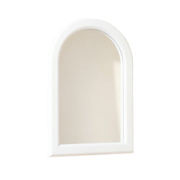 Spruce Bridge Framed Wall Mirror - White