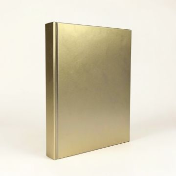 Liska Single Gold/Gray Paper Metallic Gold Book (synthetic illustration; no displayed measurements)