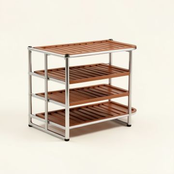 21 Pair Stackable Shoe Rack (synthetic illustration; no displayed measurements)