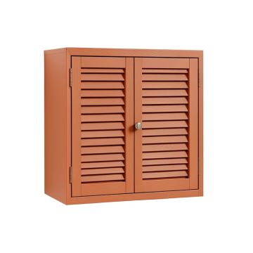 Clay Bluff Wall-Mounted Entry Cabinet - Terracotta